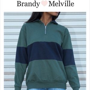 Brandy Melville 1/4 zip sweater
